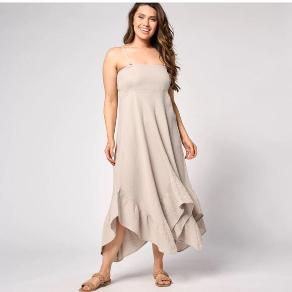 Summer Maxi Dress Studio Park x Kerstin Lindquist Reg ConvertibleSkirt Dress - Picture 1 of 12